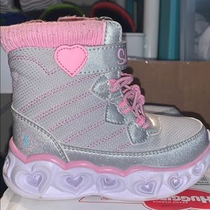 Sketchers Heart Chaser Boots(light up)